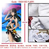 (50X100)YJ091-海贼王动漫浴巾