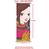 (50X150)BH097-NANA塑杆布挂画