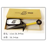 火影木叶头+四代目苦无（金色）