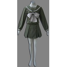 CV-066-C02-灼眼的夏娜-御崎高中女装冬装校服（女装3件套：水手服，短裙，蝴蝶结）
