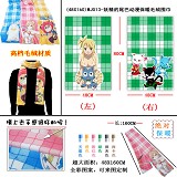 (48X160)WJ013-妖精的尾巴动漫保暖毛绒围巾