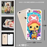 PGX005-4.7英寸海贼王动漫苹果iphone6白色手机壳