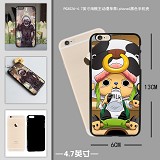 PGX026-4.7英寸海贼王动漫苹果iphone6黑色手机壳
