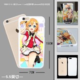 PGD012-5.5英寸Love live动漫苹果iphone6白色手机壳