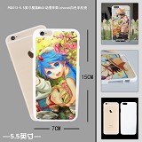 PGD013-5.5英寸魔笛MAGI动漫苹果iphone6白色手机壳