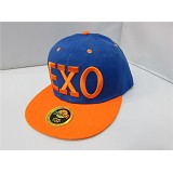 EXO#橙配蓝帆布太阳帽