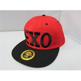 EXO#黑配红帆布太阳帽