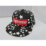 Supreme#(星）黑帆布太阳帽