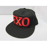 EXO# 黑 帆布太阳帽