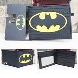 蝙蝠侠标志硅胶二折钱包（黑色)