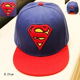 超人系列标志棒球帽布帽（蓝红）