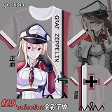 QCDX013-舰队collection动漫全彩短袖T恤