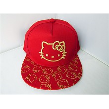 KT猫（红）刺绣太阳帽