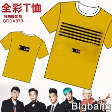 QCDX070-bigbang明星全彩短袖T恤