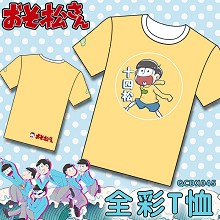 QCDX045-阿松动漫全彩短袖T恤