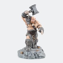 魔兽世界 Orgrim兽人领袖 大版 奥格瑞姆·毁灭之锤 雕像盒装手办