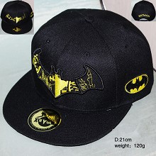 蝙蝠侠系列黄色标志花纹黑色棒球帽