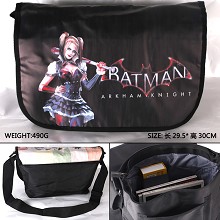 蝙蝠侠女小丑优质防水PU+尼龙挎包可换包盖