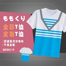 QCDX119-小桃小栗 Love Love物语动漫全彩T恤