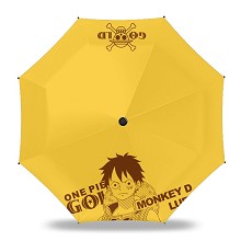 海贼王 三折银胶伞 雨伞