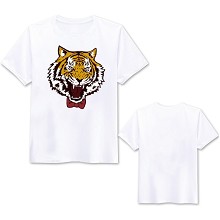 老虎 棉料T恤 白色