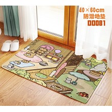 DD081-猫咪后院-动漫-防滑双层地毯地垫 40×60