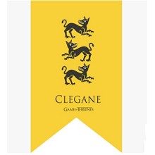 权利游戏 CLEGANE 旗帜COSPLAY旗子道具