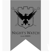 权利游戏 NIGHT'S WATCH 旗帜COSPLAY旗子道具