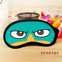YCYZ101鸭嘴兽泰瑞卡通彩印复合布眼罩