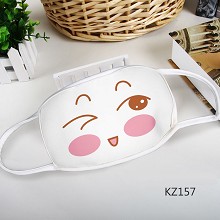 KZ157-弹表情彩印太空棉口罩