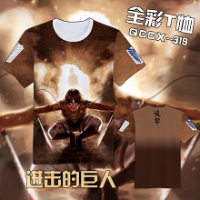 QCDX319-进击的巨人动漫全彩T恤