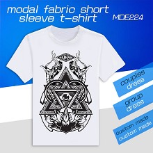 MDE224-个性潮流 莫代尔短袖T恤 单面