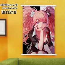 (60X90)BH1218-弹丸轮破动漫白色塑料杆挂画