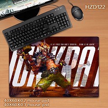 HZD122-守望先锋游戏 40X60橡胶课桌垫 鼠标垫