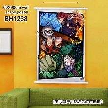 (60X90)BH1242-我的英雄学院动漫白色塑料杆