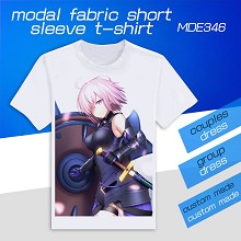 MDE346-fate grand order动漫莫代尔短袖T恤 单面