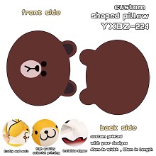 YXBZ224-布朗熊动漫百变异形抱枕