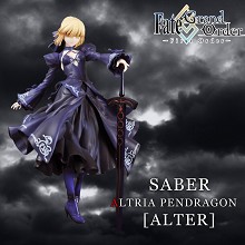 命运之夜吾王Saber手办 礼服黑塞巴不可换 盒装 手办