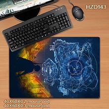 HZD143-绝地求生游戏 40X60橡胶课桌垫 鼠标垫