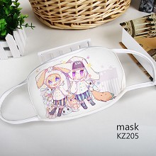KZ205-凹凸世界动漫彩印太空棉口罩