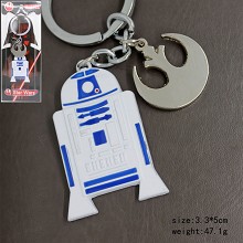 星球大战R2加标志白色钥匙扣