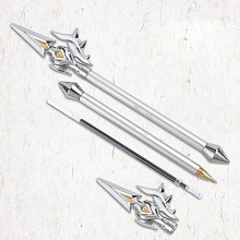 王者荣耀韩信白龙吟兵器刀扣刀模型创意中性笔长约20CM