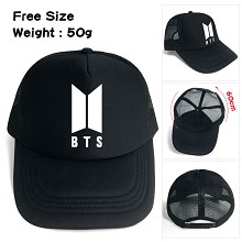 BTS-BTS 丝印logo太阳帽