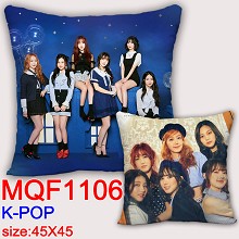 K-POP明星组合 方抱枕45X45CM MQF1106