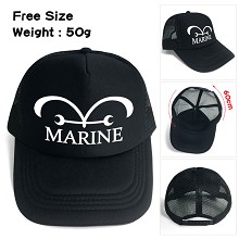海贼王-MARINE 丝印logo网帽 太阳帽