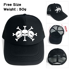 海贼王-黑胡子 丝印logo网帽 太阳帽