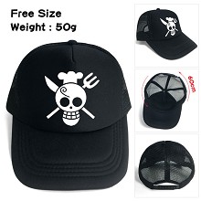 海贼王-香吉士 丝印logo网帽 太阳帽