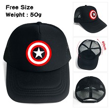 美国队长 丝印logo网帽 太阳帽
