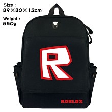 游戏ROBLOX 帆布翻盖双肩背包