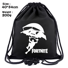 Fortnite堡垒之夜 丝印帆布束口背包